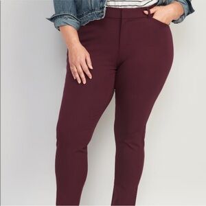 Old Navy Women’s High Waisted Pixie skinny ankle pants size 14